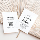Invitation Élégant minimaliste Mariage formel arrière et avan<br><div class="desc">Cet élégant minimaliste faire-part de mariage à l'arrière et à l'avant est parfait pour un mariage classique. Le design comporte une belle police pour embellir votre événement.</div>