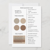 Invitation Élégant minimaliste Neutral Bridesmaid (Devant)