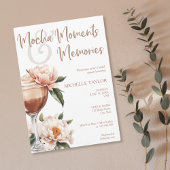 Invitation Elégant Mocha Mousse Boho Earth Tones