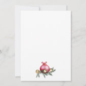 Invitation Elegant Modern 50th Christmas Birthday Party (Dos)