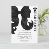 Invitation Elegant Modern Graduation (Debout devant)