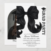 Invitation Elegant Modern Graduation (Devant / Derrière)