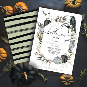 Invitation Elegant Modern Halloween Party