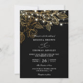 Invitation Elegant Modern Minimalist Budget QR Code Wedding (Devant)
