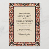 Invitation Elegant modern Papel Picado weeding (Devant)