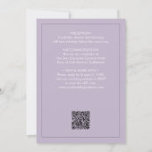 Invitation Elegant Modern Retro Wedding Flowing Wave Pattern (Dos)