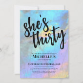 Invitation Élégant Moderne 30 ans de Style pour un Anniversai (Devant)
