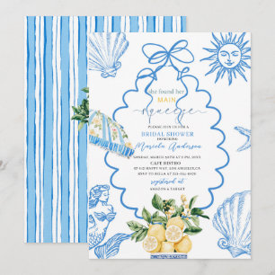 Invitation Elégant Moderne Aquarelle Main presser la mariée s