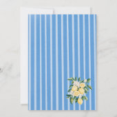 Invitation Elégant Moderne Aquarelle Main presser la mariée s (Dos)