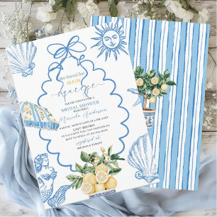 Invitation Elégant Moderne Aquarelle Main presser la mariée s