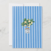 Invitation Elégant Moderne Aquarelle Main presser la mariée s (Dos)