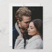 Invitation Élégant Moderne Calligraphie Script Mariage photo (Dos)