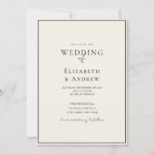 Invitation Élégant, moderne, écriture manuscrite, Mariage bei (Devant)