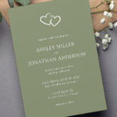 Invitation Élégant Moderne Éléments simples Mariage