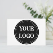 Invitation élégant, moderne, raffiné et éditable. (Debout devant)