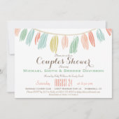 Invitation Elégant, moderne Wedding shower Couples (Devant)