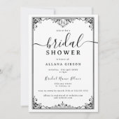 Invitation Élégant Monogramme Jusqu'à la mort Do Us Part Taro (Devant)