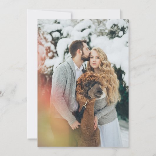 Invitation Élégant Monogramme noir blanc superposition Mariag (Dos)