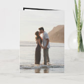 Invitation Élégant Monogramme noir et blanc Mariage moderne (Dos)