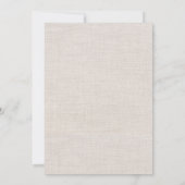 Invitation Élégant Monogramme photo minimaliste Mariage (Dos)