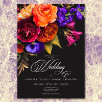 Élégant Moody Vibrant Harvest Floral Mariage
