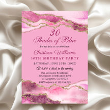 Elegant & Mpdern Shades of Pink Birthday Party
