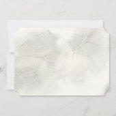 Invitation Elégant néon or rose marbre Doux 16e anniversaire (Dos)