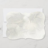 Invitation Elégant néon or rose marbre Doux 16e anniversaire (Dos)