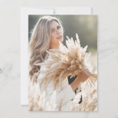 Invitation Elegant Neutral Fabulous 50 Photo Birthday Party  (Dos)