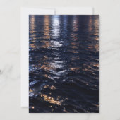 Invitation Elegant New York City Lights Waterfront  (Dos)