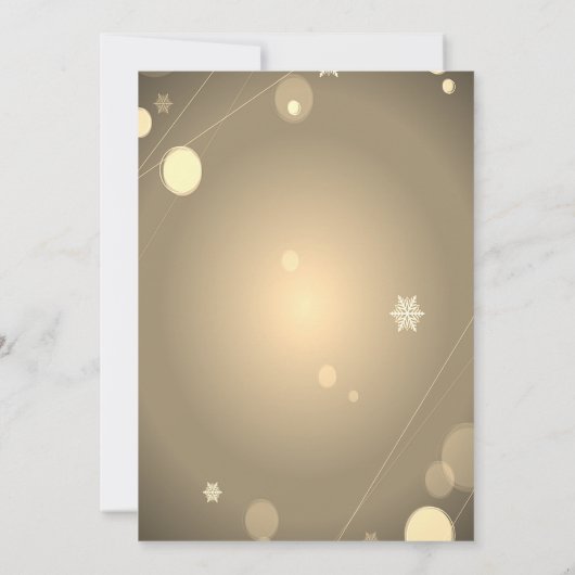 Invitation Élégant Noël Père Noël Chapeau, Fête de Noël (Dos)