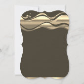 Invitation Élégant Noël Père Noël chapeau, fête de Noël (Dos)