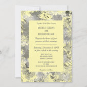 Invitation Elégant noir et gris (Devant)