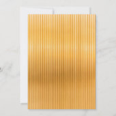 Invitation Élégant Noir Et Or Classy Mariage Chic (Dos)