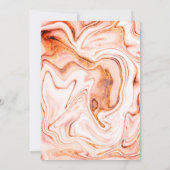 Invitation Elégant or moderne Tiara Marbre Quinceañera (Dos)