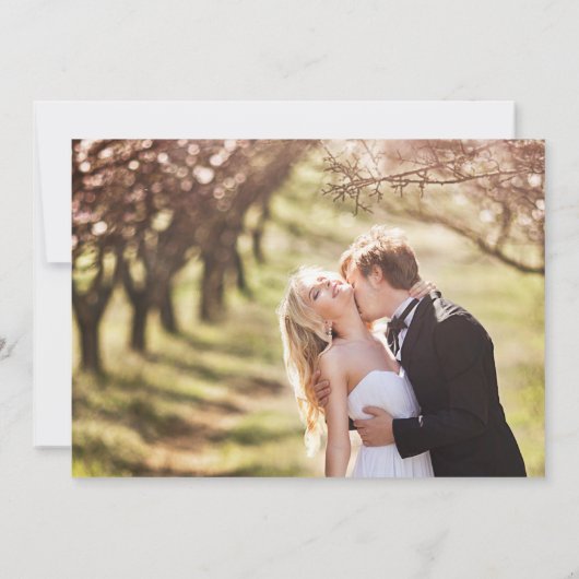 Invitation Élégant or rose floral Script Mariage Détails (Dos)