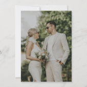 Invitation Elegant Overlay Photo Wedding (Dos)