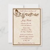 Invitation Elégant Papillon Mariage Douche nuptiale Invitatio (Devant)