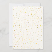 Invitation Elégant papillon sur le chemin Baby shower fille (Dos)