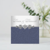 Invitation Élégant parti Denim et Diamonds (Debout devant)