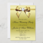 Invitation Élégant Parti du réchauffement de la maison de la (Devant)