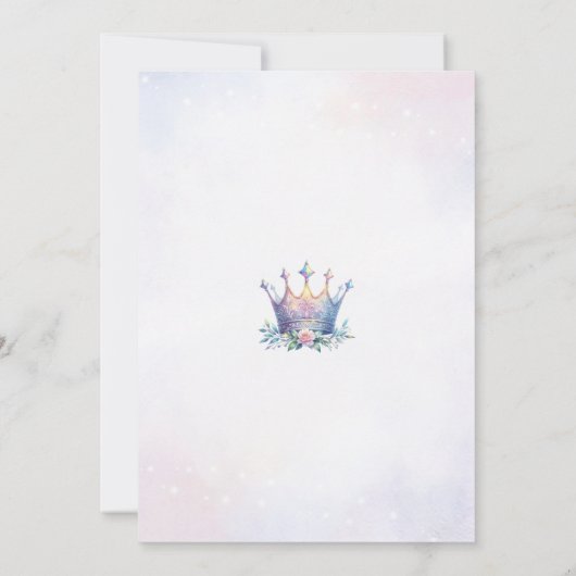 Invitation Élégant Pastel Enchanted Forest Quinceañera (Dos)