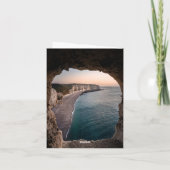 Invitation Elégant paysage marin Summer Beach Mariage (Dos)