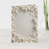 Invitation Elegant Pearls Bridal Show (Devant)