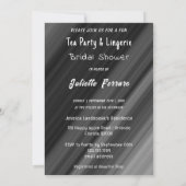 Invitation Elegant Pearls & Lingerie Douche (Dos)