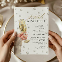 Elégant perles et Fête des mariées de brunch de Pr