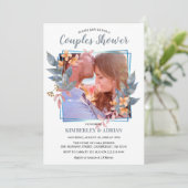 Invitation Elégant Photo Couples Douche | MARIAGE (Debout devant)
