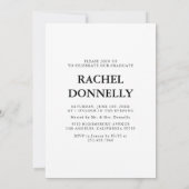 Invitation Elegant Photo Graduation (Dos)