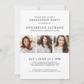 Invitation Elegant Photo Graduation Party (Dos)