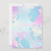 Invitation Elegant Pink Blue Watercolor Gender Reveal Party (Dos)